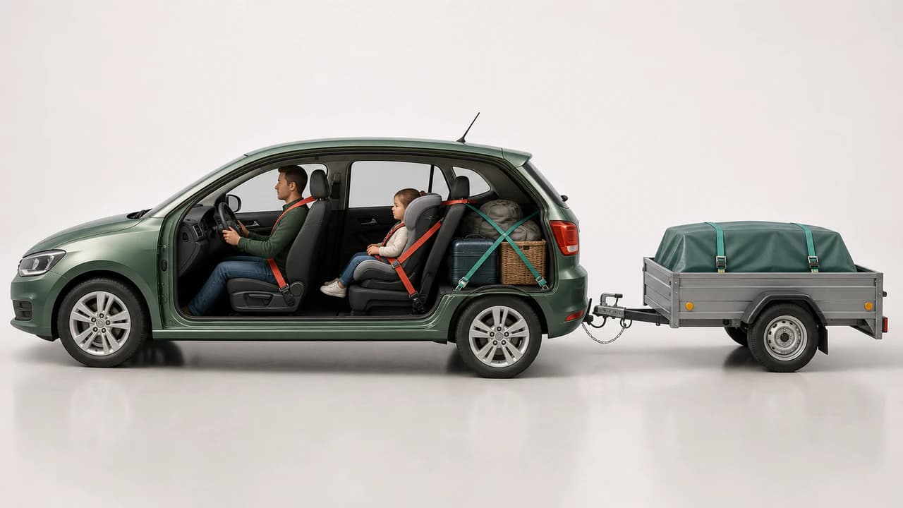 Editorial illustration — Seat belts and child seats in Belgium: a pre-drive checklist